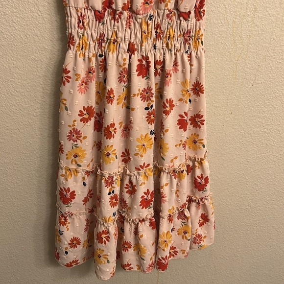 Moa Moa Women Juniors Sleeveless Floral Dress Size Small - Picture 4 of 6